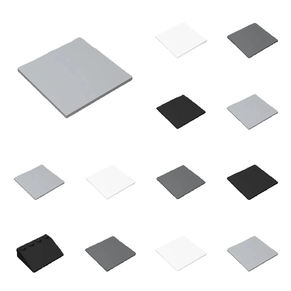 Ceramic Tile Blank - 10 шт. 10202 плоская плитка 6x6