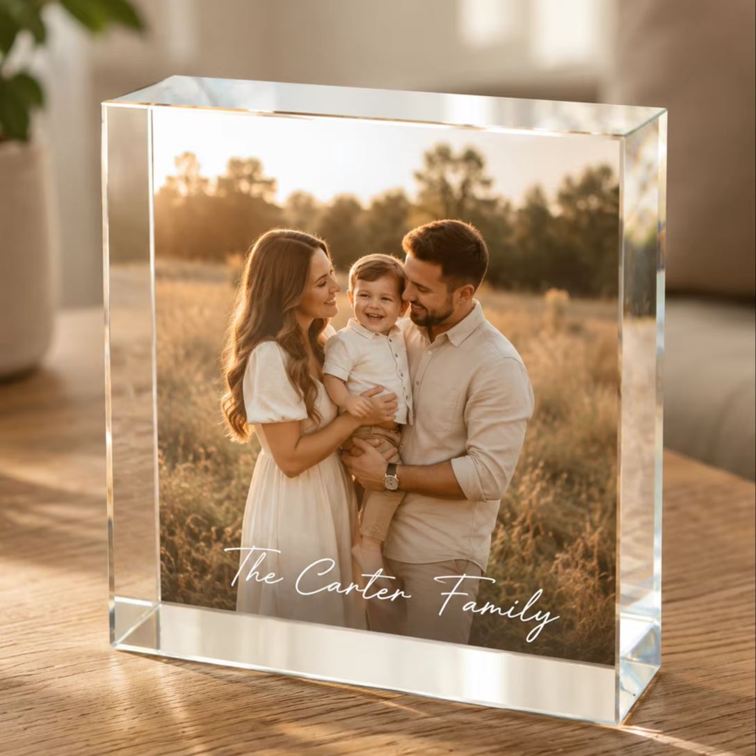 Персонализированный семейный а – обзор и цена Photo Acrylic Block