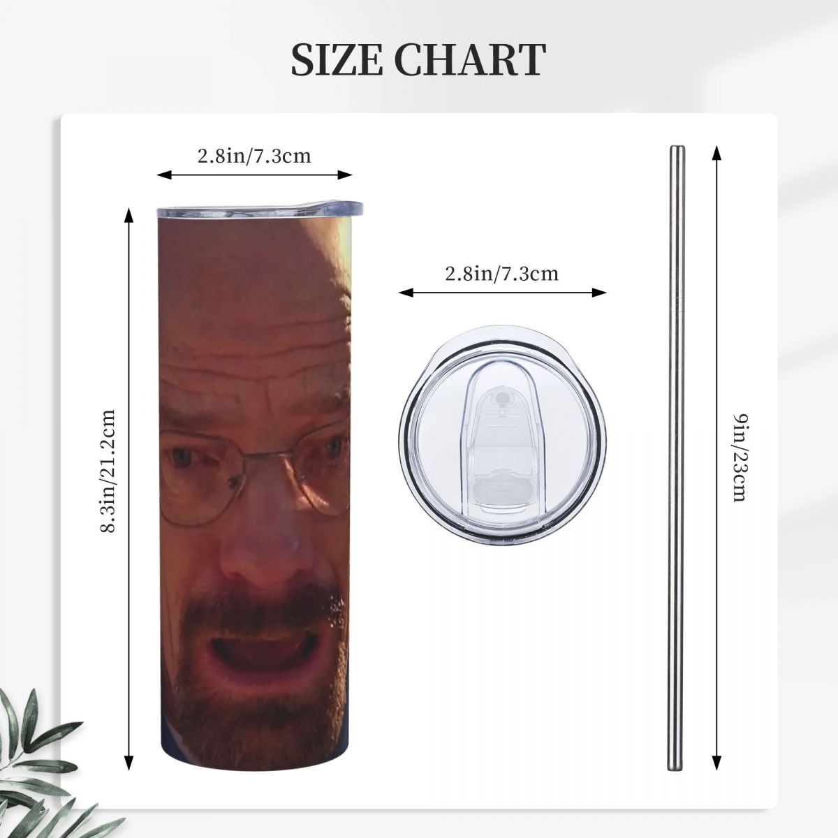 Термокружка Walter White Mem и – обзор и цена Tumbler 20Oz White