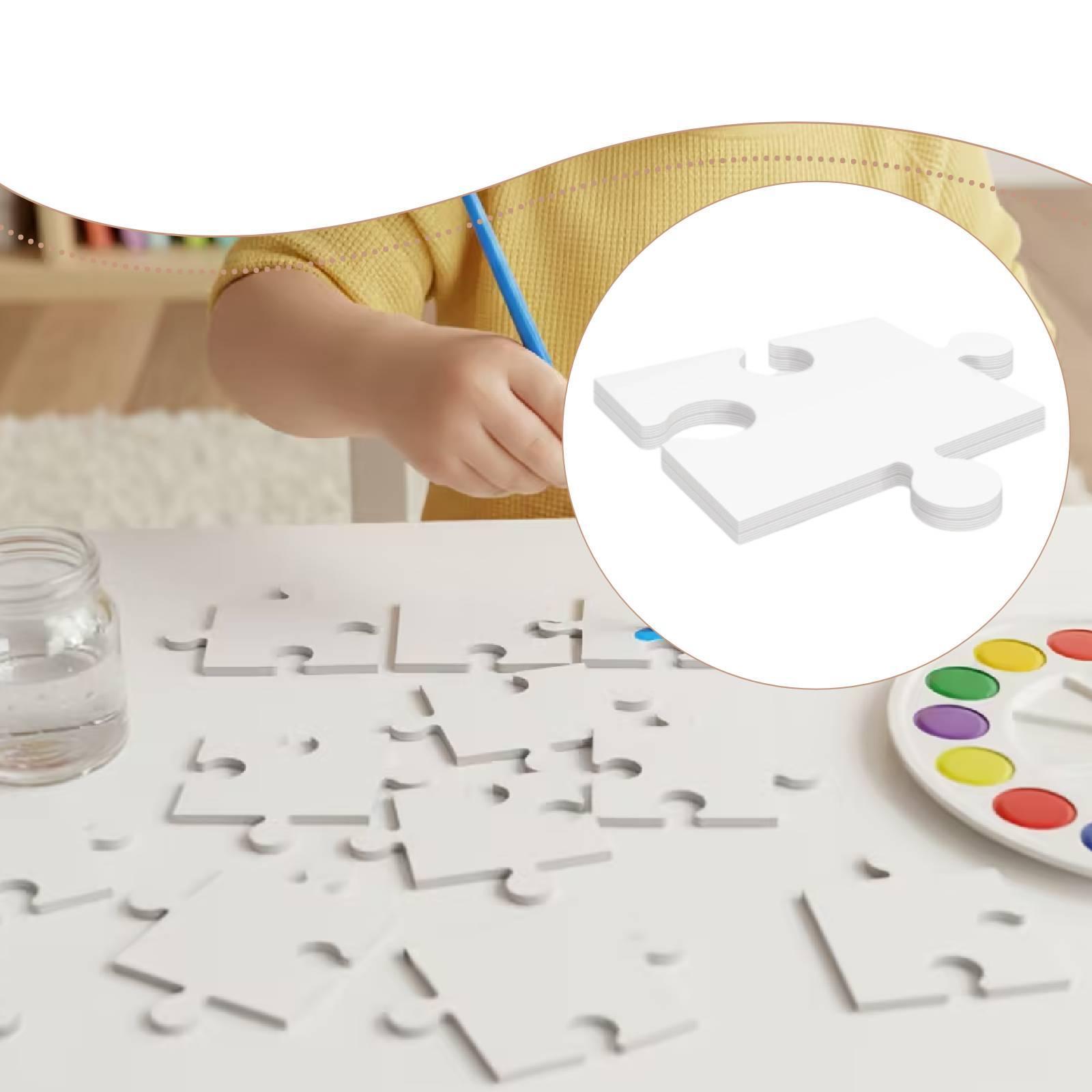 24 белых картонных заготовки д – обзор и цена Puzzle Blank White